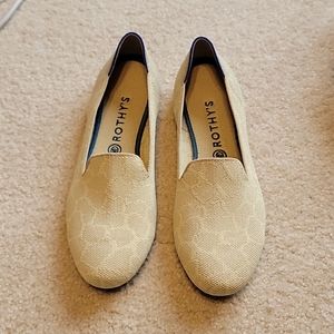 Rothy's Giraffe Sahara Gold Loafer 12 EUC